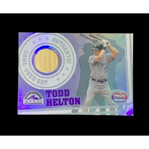 Todd Helton Game-Used Bat Card
